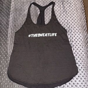 lululemon 105F singlet #THESWEATLIFE. Size 8 10